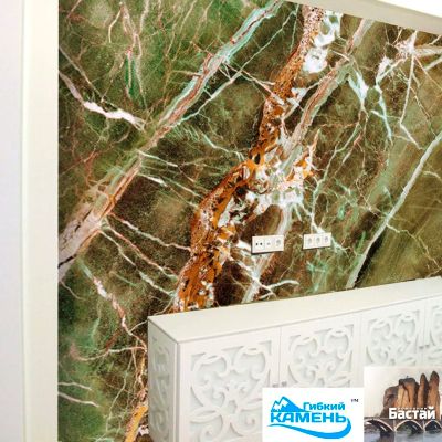 Лот: 11649833. Фото: 1. Гибкий камень "Мрамор" (Каменные... Кафель, гранит, интерьерный камень