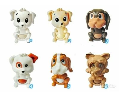 Лот: 20275715. Фото: 1. Kinder Сюрприз собачки с пузиком... Игрушки