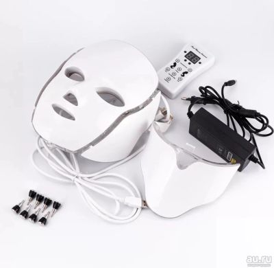 Лот: 16415484. Фото: 1. Светодиодная LED маска с микротоками. Другое (красота и здоровье)