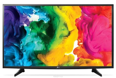 Лот: 10655527. Фото: 1. телевизор LG 49UH610V черный. Телевизоры