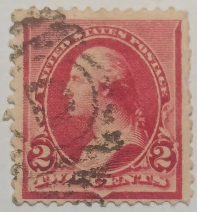 Лот: 25378458. Фото: 1. Марки_США, 2 цента 1890 г., Джордж... Марки