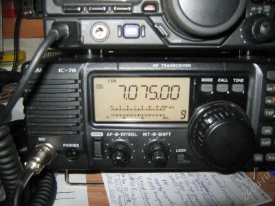 Лот: 1524613. Фото: 1. Трансивер (радиостанция) IC-78. Рации, радиостанции