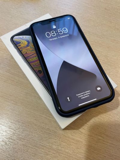 Лот: 17175763. Фото: 1. iPhone XS 64Gb Silver (на гарантии... Смартфоны
