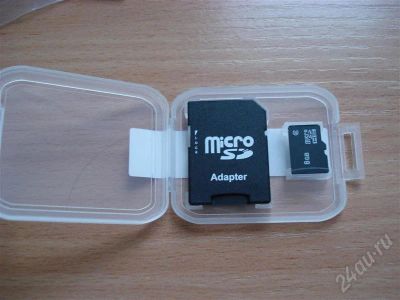 Лот: 631012. Фото: 1. Продам карту памяти Micro sd 8gb... Карты памяти