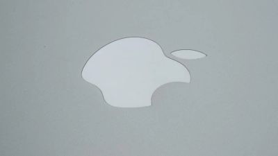 Лот: 10879152. Фото: 1. Наклейка "яблоко" для Apple MacBook... Другое (аксессуары)