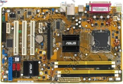 Лот: 10622161. Фото: 1. Материнская плата ASUS P5PL2 LGA775... Материнские платы
