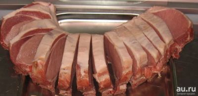 Лот: 10744574. Фото: 1. Антрекот из свинины на кости!. Мясо, птица, яйцо