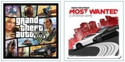 Лот: 9658907. Фото: 1. GTA V + Need for Speed Most Wanted... Игры для консолей