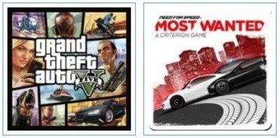Лот: 6117602. Фото: 1. GTA V + Need for Speed Most Wanted... Игры для консолей