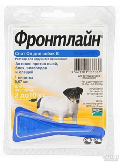 Лот: 12517209. Фото: 1. Фронтлайн Спот Он капли на холку... Косметика для животных