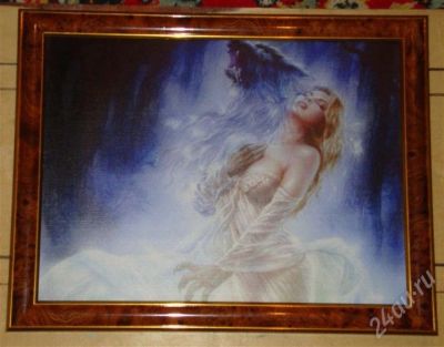 Лот: 680477. Фото: 1. картина на искусственном холсте... Холсты чистые