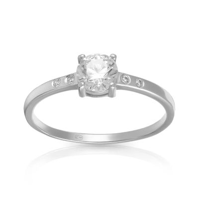 Лот: 23806359. Фото: 1. Кольцо TALANT из серебра с фианитами. Кольца, перстни