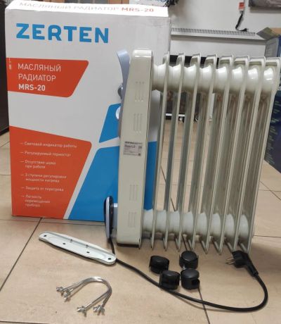 Лот: 25334746. Фото: 1. Масляный радиатор Zerten MRS-20... Обогреватели бытовые