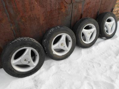 Лот: 6650103. Фото: 1. Литые диски (с летней резиной... Диски