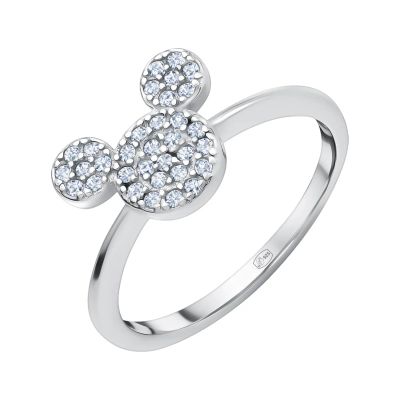 Лот: 23843923. Фото: 1. Серебряное кольцо с фианитами. Кольца, перстни