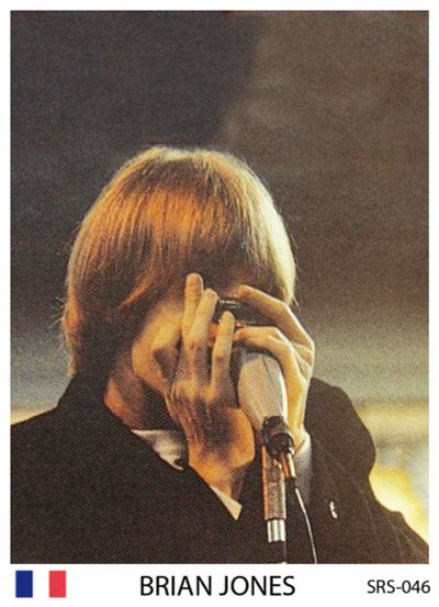 Лот: 10615326. Фото: 1. Rolling Stones Brian Jones коллекционная... Наклейки, фантики, вкладыши