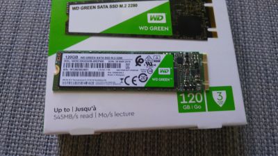 Лот: 13926819. Фото: 1. Новый SSD m2 WD 120 gb. SSD-накопители