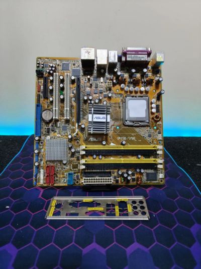 Лот: 24915704. Фото: 1. Мат. плата asus p5b-vm/LGA775... Материнские платы