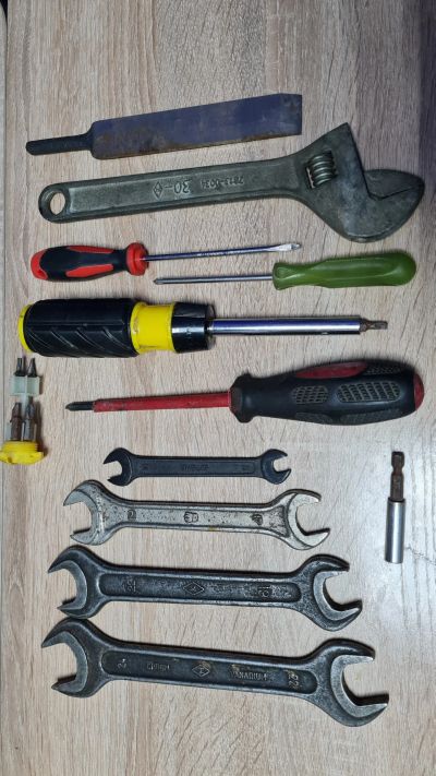 Лот: 18807256. Фото: 1. Набор инструментов ( ключи рожковые... Ручные инструменты для автомобиля