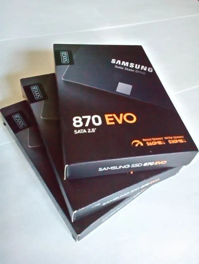 Лот: 20575903. Фото: 1. SSD 2.5 Samsung 500Gb, новые. SSD-накопители