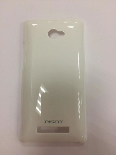 Лот: 10526528. Фото: 1. Чехол HTC 8X Пластик Pisen Белый... Чехлы, бамперы