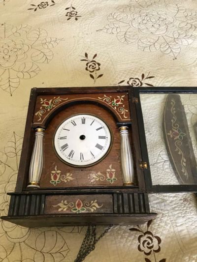 Лот: 17621829. Фото: 1. Часы старинные. настенные, немецкие... Оригинальные наручные часы