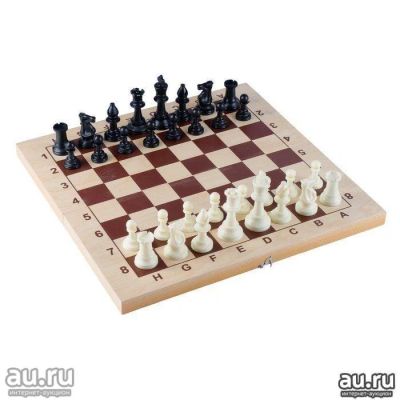 Лот: 15185367. Фото: 1. Шахматы, доска 43х43 см. Шахматы, шашки, нарды