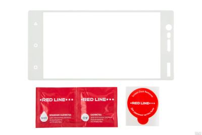 Лот: 16171309. Фото: 1. Защитное стекло Nokia 3 Red Line... Защитные стёкла, защитные плёнки