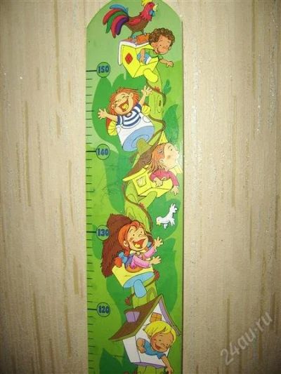 Лот: 1728947. Фото: 1. Ростомер деревянный.Б/У. Другое (дети растут)