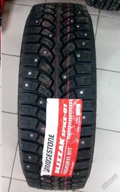 Лот: 11655754. Фото: 1. 195/55R15 Bridgestone Spike 01. Шины