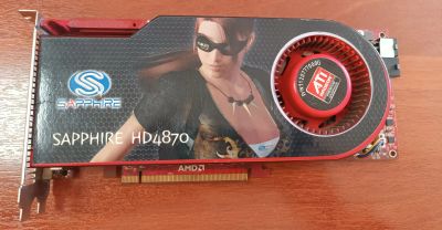 Лот: 21448272. Фото: 1. Sapphire Radeon HD4870 512 МБ... Видеокарты