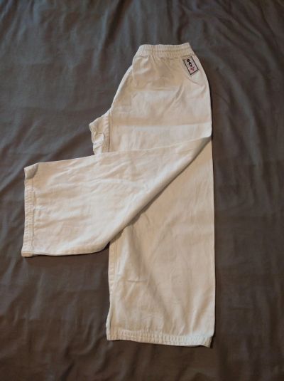 Лот: 16802136. Фото: 1. Штаны от кимоно детские. Штаны для тренировок