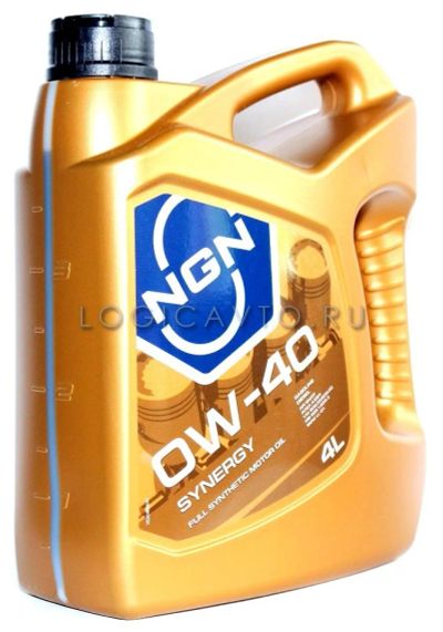 Лот: 4682081. Фото: 1. NGN Synergy, 0W-40, SM/CF, 4L. Масла, жидкости