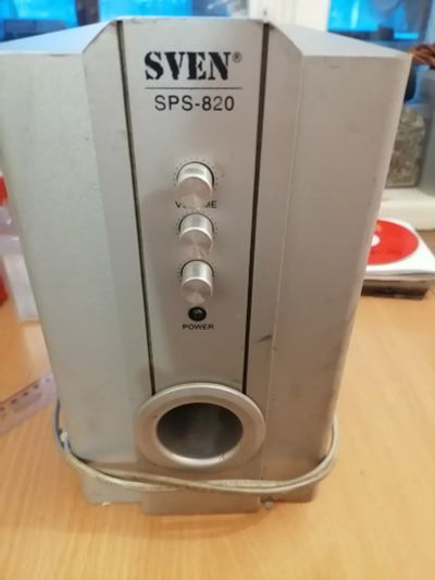 Лот: 24957905. Фото: 1. Сабуфер SVEN sps-820. Активные акустические системы