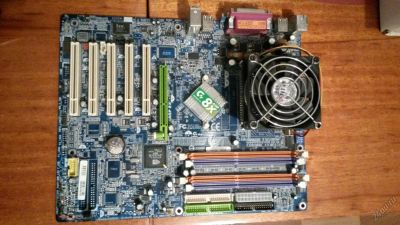 Лот: 5962313. Фото: 1. материнка Gigabyte ga-7N400... Материнские платы