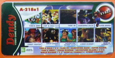 Лот: 13343960. Фото: 1. 218в1 Картридж 8-bit A CHIP&DALE... Игры для консолей