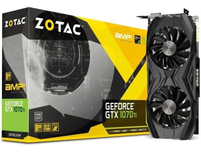 Лот: 11770331. Фото: 1. Видеокарта Zotac GeForce GTX 1070... Видеокарты