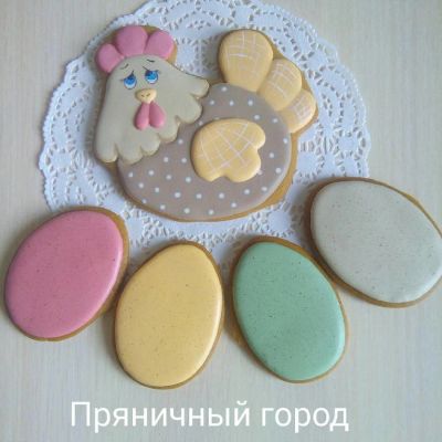 Лот: 7260278. Фото: 1. Пряники "Пасхальный набор большой... Печенье, вафли, пряники