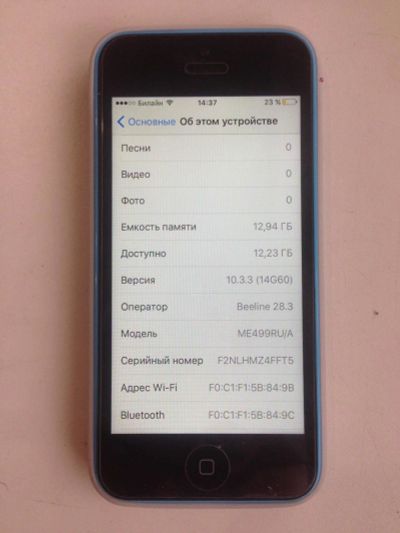 Лот: 10687166. Фото: 1. iPhone 5c 16Gb LTE. Смартфоны
