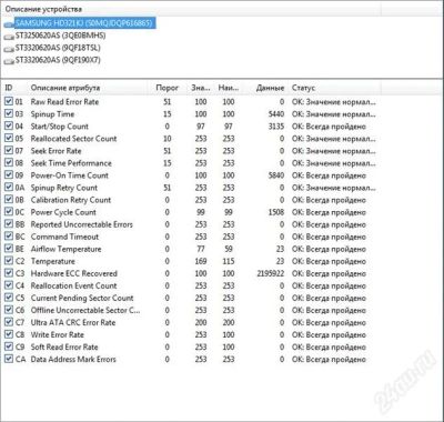 Лот: 771357. Фото: 1. HDD Samsung 320 GB. Жёсткие диски (HDD)