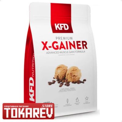 Лот: 8506142. Фото: 1. Гейнер KFD X-Gainer (кфд) 1кг. Спортивное питание, витамины