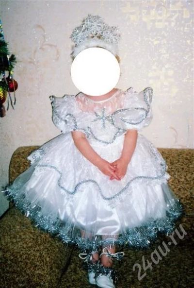 Лот: 673787. Фото: 1. платье-снежинка корона в подарок. Другое (дети растут)