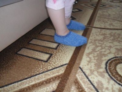 Лот: 7534547. Фото: 1. вязанные следки. Носки, колготки