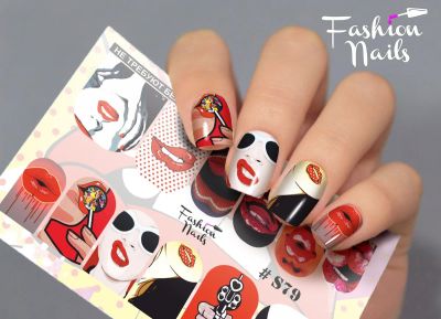Лот: 10741064. Фото: 1. слайдер дизайн fashion nails stretch... Украшения, дизайн ногтей