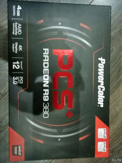 Лот: 11262596. Фото: 1. PowerColor PCS+ R9 380 4GB. Видеокарты