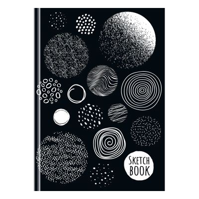 Лот: 21393834. Фото: 1. Скетчбук 100л. А5 BG "Black&white... Записные книжки, ежедневники, блокноты