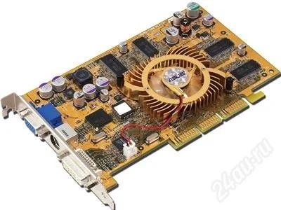 Лот: 825605. Фото: 1. ASUS V9280/TD GeForсe4 Ti4200... Видеокарты