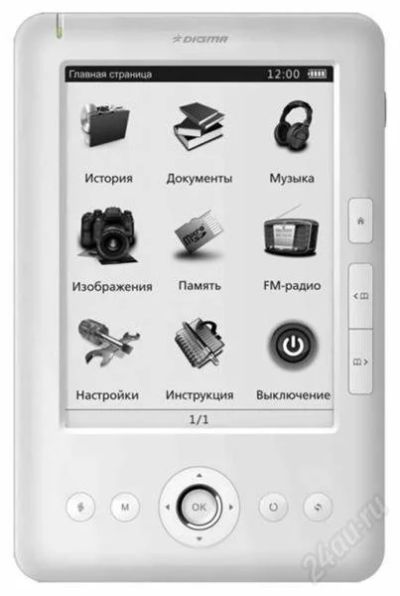 Лот: 2535304. Фото: 1. Электронная книга DIGMA e601hd. Электронные книги