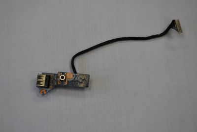 Лот: 9867151. Фото: 1. Плата кнопки включения + usb для... Платы расширения, контроллеры, доп. порты