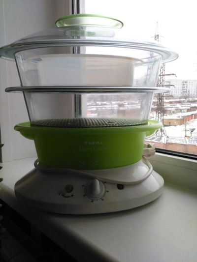 Лот: 5289707. Фото: 1. Пароварка TEFAL VC 4008. Кухонная